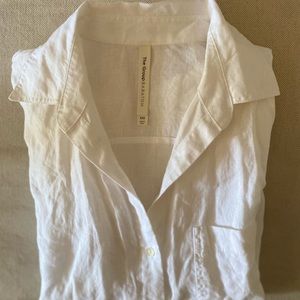 Linen white Babaton blouse